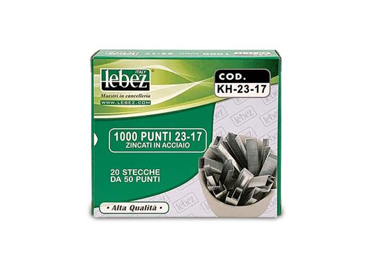 Punti per cucitrici H-K 23/17 1000pz.