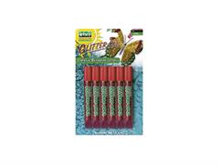 Glitter coll 10,5ml. 6pz.- Rosso