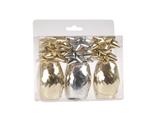 Set 3 Nastri + 6 Coccarde Metallo Assortiti 