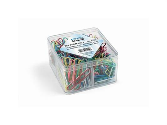 Fermagli in metallo colorati. 350 Pz. assortiti