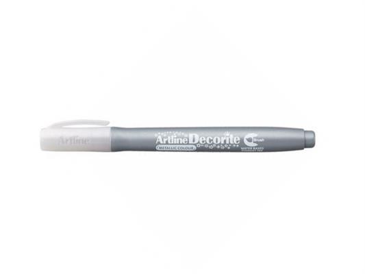 Marker Decorite Punta Brush - Argento