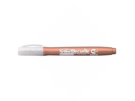 Marker Decorite Punta Brush - Bronzo