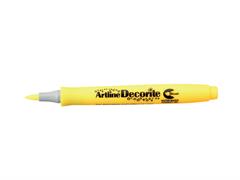 Marker Decorite Punta Brush Giallo Fluo