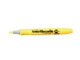 Marker Decorite Punta Brush Giallo Fluo