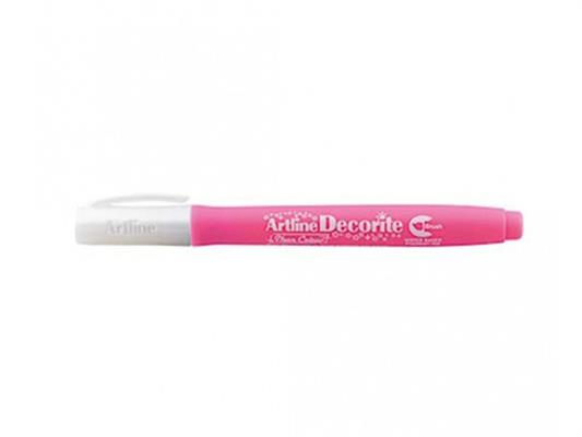 Marker Decorite Punta Brush Rosa Fluo