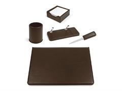 Set Scrivania Vip Marrone 5pz.