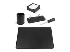 Set Scrivania Vip Nero 5pz.