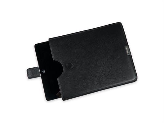 Custodia Tempora Winner in pelle nera per tablet