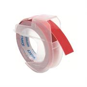 Nastro per etichettatrici a rilievo 9mm x 3mt - Rosso