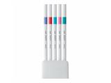 Set 5 Pennarelli Uni Emott Punta Fine 0,4 mm - Colori Pastel