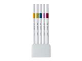 Set 5 Pennarelli Uni Emott Punta Fine 0,4 mm - Colori Retrò