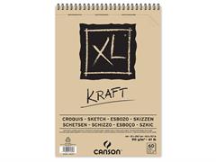 Album con spirale A4 Kraft 90 gr. 60 fogli