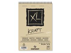 Album con spirale A5 Kraft 90 gr. 40 fogli