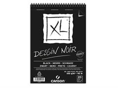 Album con spirale A5 Dessin Noir 150 gr. 20 fogli