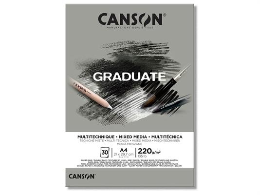 Blocco A4 Graduate Multitecnica 220 gr. 30 fogli