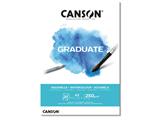 Blocco A3 Graduate Aquarelle 250 gr. 20 fogli