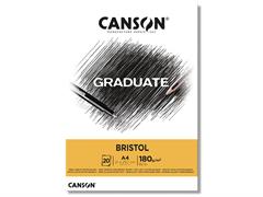 Blocco A4 Graduate Bristol 180 gr. 20 fogli