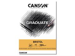 Blocco A3 Graduate Bristol 180 gr. 20 fogli