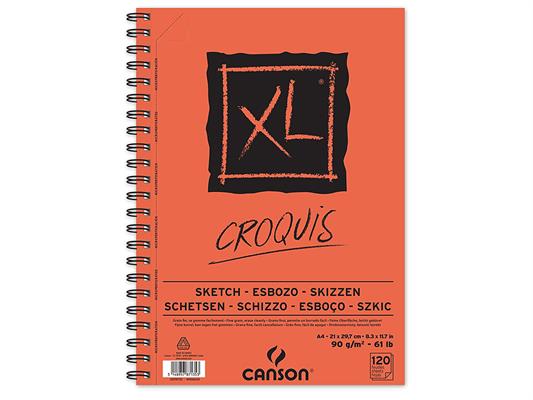 Album A4 Croquis 90 gr. 120 fogli spirale laterale