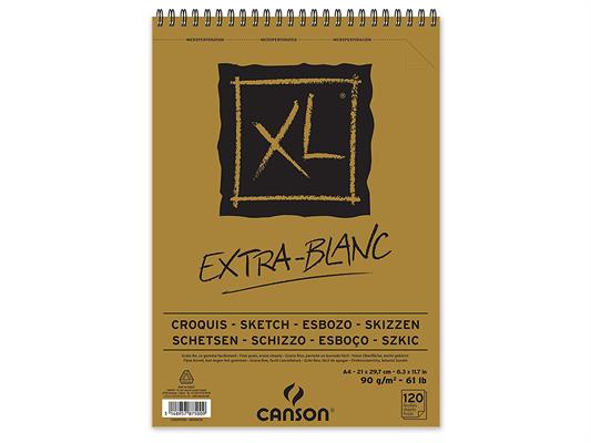 Album spiralato A4 Extra-Blanc 90 gr. 120 fogli