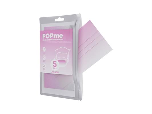 Mascherina POPme bambini Pz.5 Gradient Pink