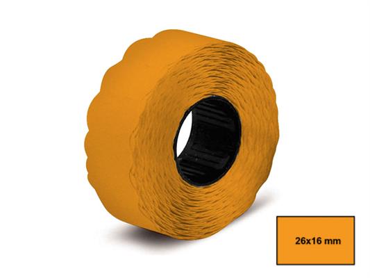 Etichette 26x16 mm. rettangolari - Arancione