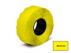Etichette 26x16 mm. rettangolari - Giallo