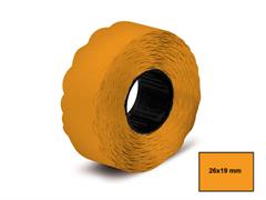 Etichette 26x19 mm. rettangolare - Arancione