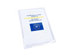 Custodia Trasparente per Greenpass 125pz