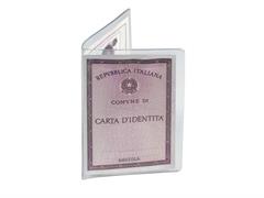 Porta Carta d'Identità  2 Tasche Trasparente 50pz.