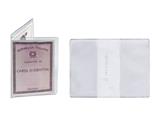 Porta Carta d'Identità  2 Tasche Trasparente 50pz.