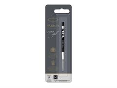 Parker Refill di ricambio per penne ad inchiostro gel, punta media - Nero
