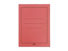 Cartella 3 lembi cartex 25pz. - Rosso