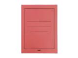 Cartella 3 lembi cartex 25pz. - Rosso