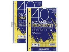 Ricambio A4 Bianco 4mm. 50 fogli