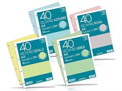 Ricambio A5 Colorato 4mm. 60 fogli