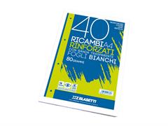 Ricambio A4 Rinforzato -Bianco-