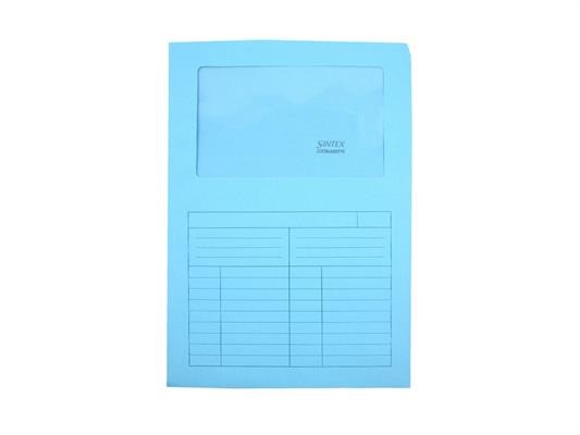 Cartella Sintex 50pz - Azzurro