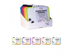 Espositore lavagne magnetiche bianche 21x28cm. 