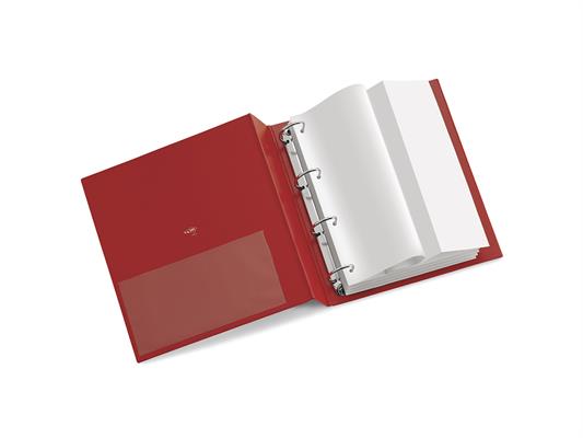Raccoglitore Stelvio 40 A4 4R - Rosso