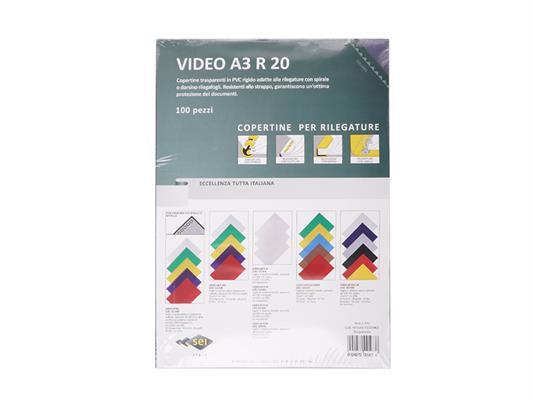 Copertine trasparenti in PVC A3 R20 100 pz.