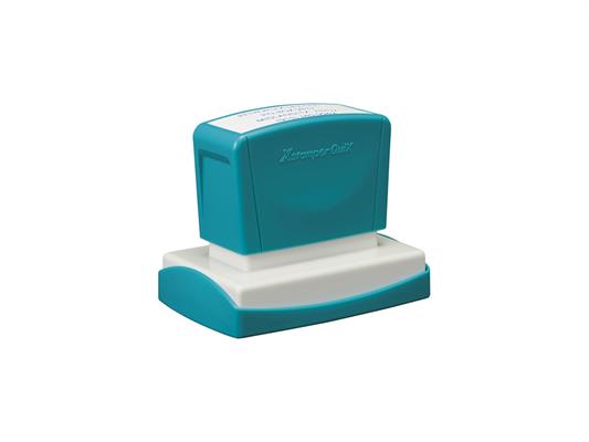 Timbro rettangolare Xstamper QuiX 36x61 mm.