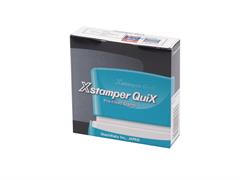 Timbro rettangolare Xstamper QuiX 28x78 mm.