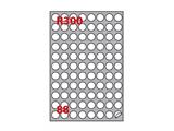 Etichette R300 diametro 20 mm. 100 fogli