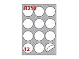 Etichette R 310 diametro 60 100 fogli