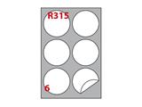 Etichette R 315 diametro 85 100 fogli