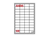 Etichette A4 06 47,5x25,5 100 fogli