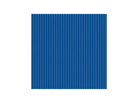 Cartoncino Ondulato 50x70 10 fogli - Blu Scuro