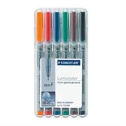 Lumocolor 6 pezzi punta F