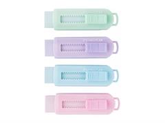 Gomma con custodia a scorrimento pastel 12 pz. 